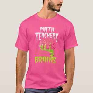 Mathematik Lehrer Liebe Brains Zombie Lehrerschule T-Shirt