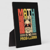 Mathematik Lehrer Mathe ist kein Problem Fotoplatte (Seite)