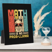 Mathematik Lehrer Mathe ist kein Problem Fotoplatte (Seite)