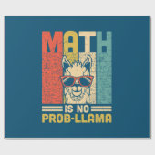 Mathematik Lehrer Mathe ist kein Problem Geschenkpapier (Flach)