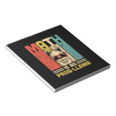 Mathematik Lehrer Mathe ist kein Problem Notizblock (angewinkelt)