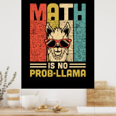 Mathematik Lehrer Mathe ist kein Problem Poster (Küche)