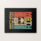 Mathematik Lehrer Mathe ist kein Problem Puzzle (Horizontal)