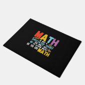 Mathematik Lehrer Mathe ist kein Spektakel Sport Fußmatte (Schrägansicht)