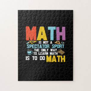 Mathematik Lehrer Mathe ist kein Spektakel Sport Puzzle