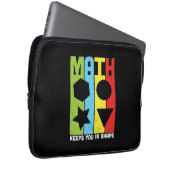 Mathematik Lehrer Mathematik Behalte Sie in Form Laptopschutzhülle (Vorne Rechts)