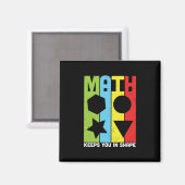 Mathematik Lehrer Mathematik Behalte Sie in Form Magnet (Vorderseite/Rückseite)