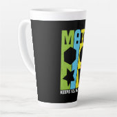 Mathematik Lehrer Mathematik Behalte Sie in Form Milchtasse (Linke Ecke)