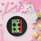 Mathematik Lehrer Mathematik Behalte Sie in Form Pappteller (Party)