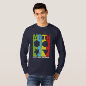 Mathematik Lehrer Mathematik Behalte Sie in Form T-Shirt (Vorne ganz)