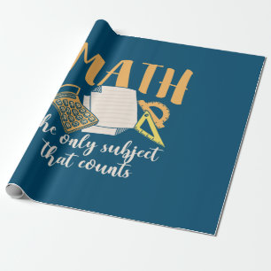 Mathematik Lehrer Mathematik das einzige Thema Geschenkpapier