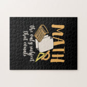 Mathematik Lehrer Mathematik das einzige Thema Puzzle (Horizontal)