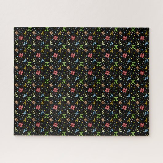 Mathematik Lehrer - Mathematik Data Geek Symbole Puzzle (Horizontal)