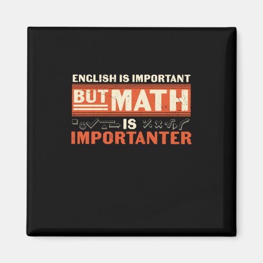 Mathematik Lehrer Mathematik ist wichtig Magnet (Vorne)