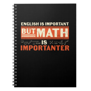 Mathematik Lehrer Mathematik ist wichtig Notizblock