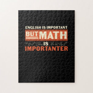 Mathematik Lehrer Mathematik ist wichtig Puzzle