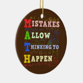 Mathematik Lehrer Mathematik Keramik Ornament (Rechts)