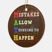 Mathematik Lehrer Mathematik Keramik Ornament (Links)