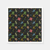 Mathematik Lehrer - Muster der mathematischen Symb Serviette (Vorderseite)