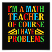 Mathematik Lehrer Probleme Mathematik Mathematik S Fotodruck (Vorne)