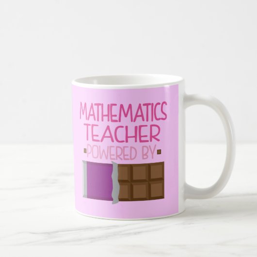 Mathematik-Lehrer-Schokoladen-Geschenk für sie Kaffeetasse (Rechts)
