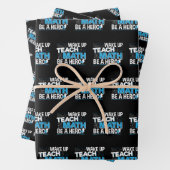 Mathematik Lehrer Wertschätzung - Lehre, sei ein H Geschenkpapier Set (Beispiel)