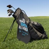 Mathematik Lehrer Wertschätzung - Lehre, sei ein H Golfhandtuch (Gras)