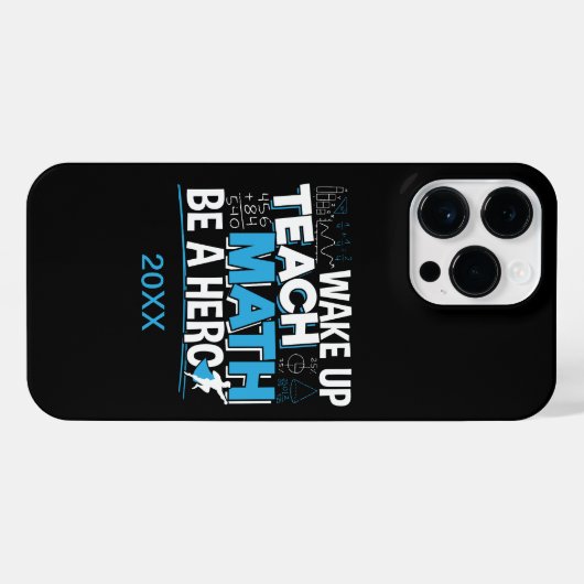 Mathematik Lehrer Wertschätzung - Lehre, sei ein H iPhone Hülle (Rückseite (Horizontal))