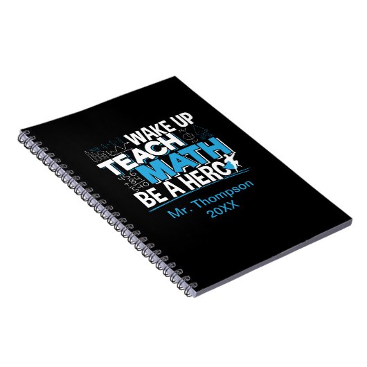 Mathematik Lehrer Wertschätzung - Lehre, sei ein H Notizblock (Rechte Seite)