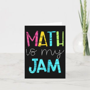 Mathematik Lehrerin Mathe ist mein Marsch Karte