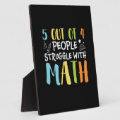 Mathematik Lehrerkampf mit Mathematik Fotoplatte (Seite)