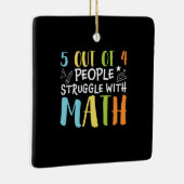 Mathematik Lehrerkampf mit Mathematik Keramikornament (Rechts)