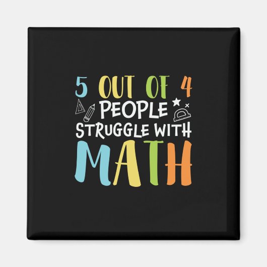 Mathematik Lehrerkampf mit Mathematik Magnet (Vorne)