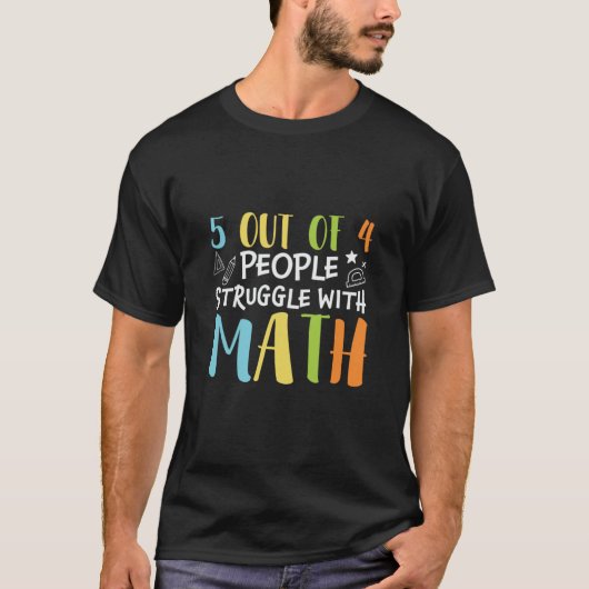 Mathematik Lehrerkampf mit Mathematik T-Shirt (Vorderseite)