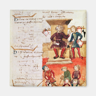 Mathematik-Lektion, von einer mathematischen Magnet