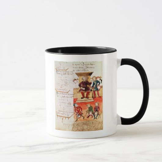 Mathematik-Lektion, von einer mathematischen Tasse (Rechts)
