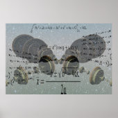 Mathematik lernen. Bildung Poster (Vorne)