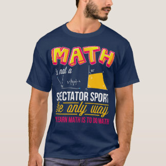 Mathematik-lustige Lehrerin lernt Mathematik für F T-Shirt
