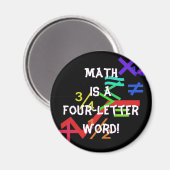 Mathematik Magnet (Vorderseite/Rückseite)