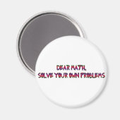 Mathematik Magnet (Vorderseite/Rückseite)