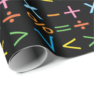 Mathematik Mathe-Symbol Mathe Geschenkpapier