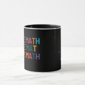 Mathematik, Mathematik-Lehrer Tasse (Zentrum)
