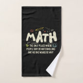Mathematik Mathematik Mathematik Lehrer Geschenk Badhandtuch Set (Handtuch)