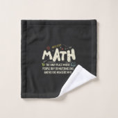 Mathematik Mathematik Mathematik Lehrer Geschenk Badhandtuch Set (Waschlappen)