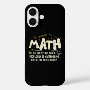 Mathematik Mathematik Mathematik Lehrer Geschenk iPhone 16 Hülle