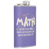 Mathematik Mathematik Mathematik Lehrer Geschenk Flachmann (Rechts)