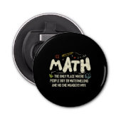 Mathematik Mathematik Mathematik Lehrer Geschenk Flaschenöffner (Vorderseite)