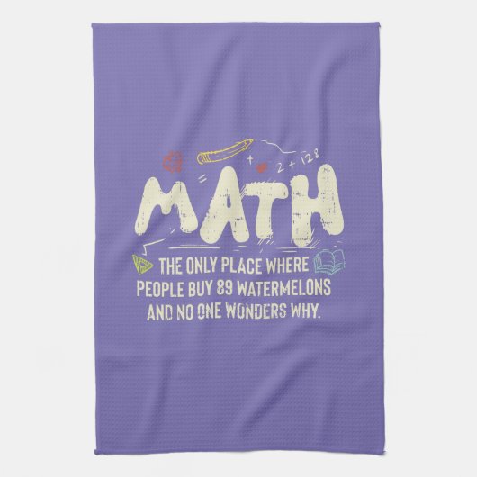 Mathematik Mathematik Mathematik Lehrer Geschenk Geschirrtuch (Vertikal)