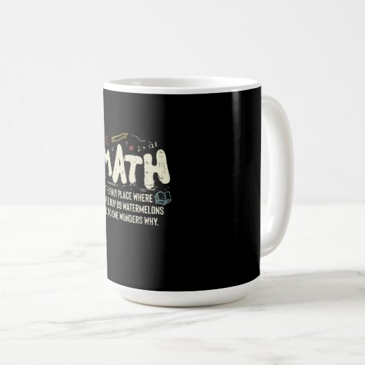 Mathematik Mathematik Mathematik Lehrer Geschenk Kaffeetasse (VorderseiteRechts)