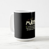 Mathematik Mathematik Mathematik Lehrer Geschenk Kaffeetasse (Vorderseite Links)